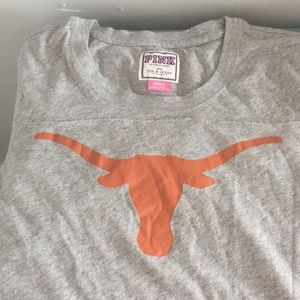 Longhorns Victoria’s Secret  pink tee.